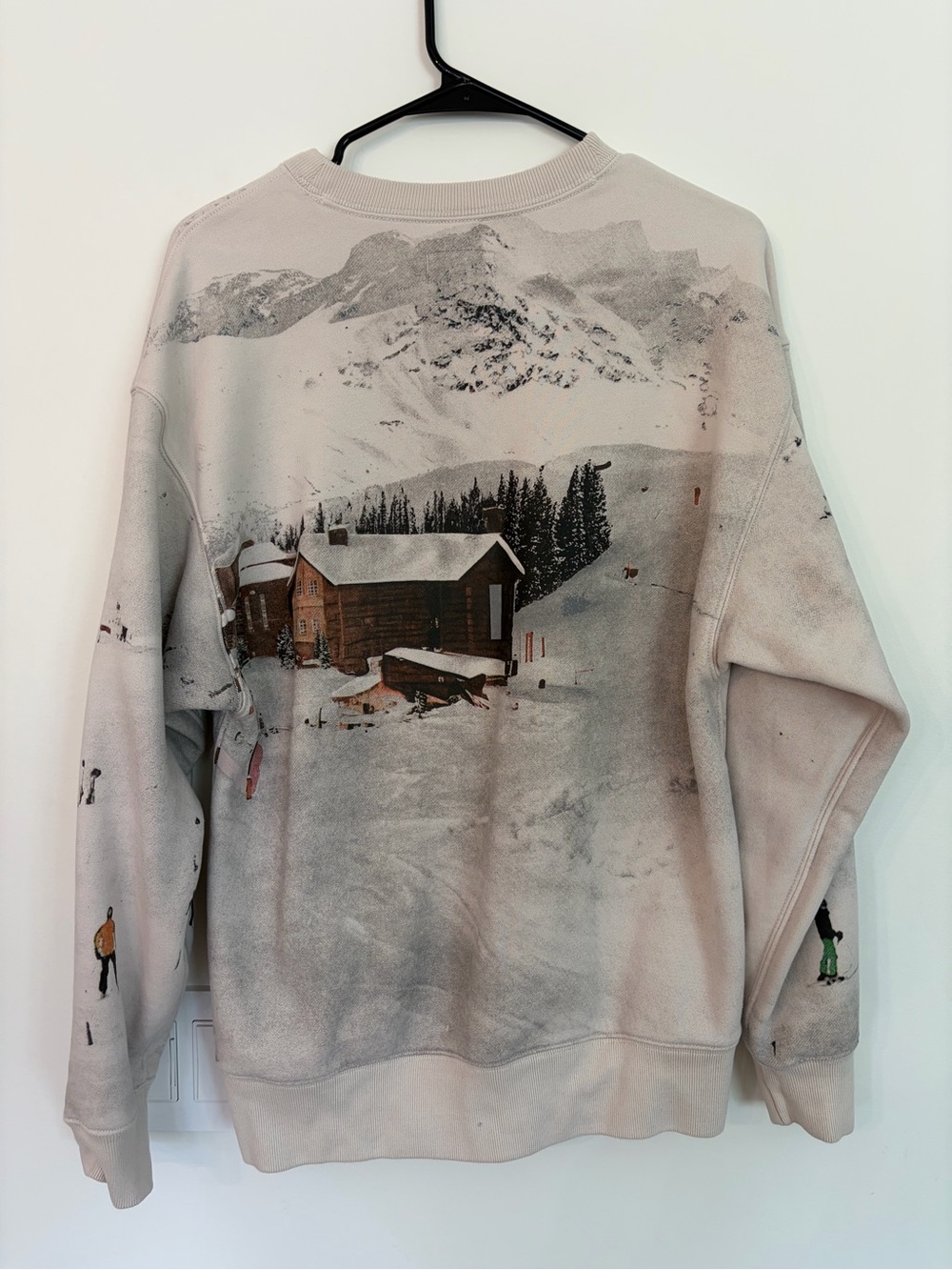 Abercrombie & Fitch Cream Aspen Colorado Graphic Ski Crewneck - Picture 2 of 4
